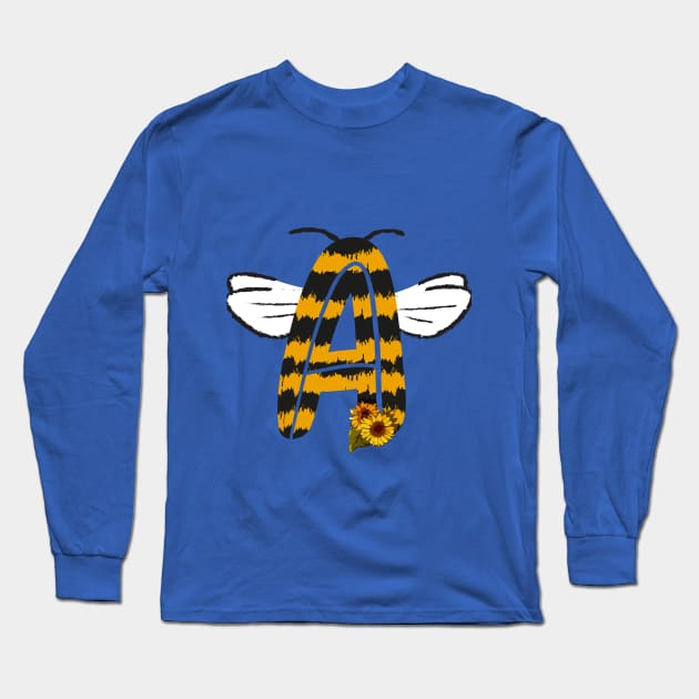 Bee Letter - A Long Sleeve T-Shirt by Fusti